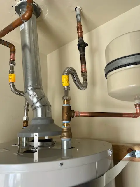 Water heater installation and plumbing repair in Brookfield Center